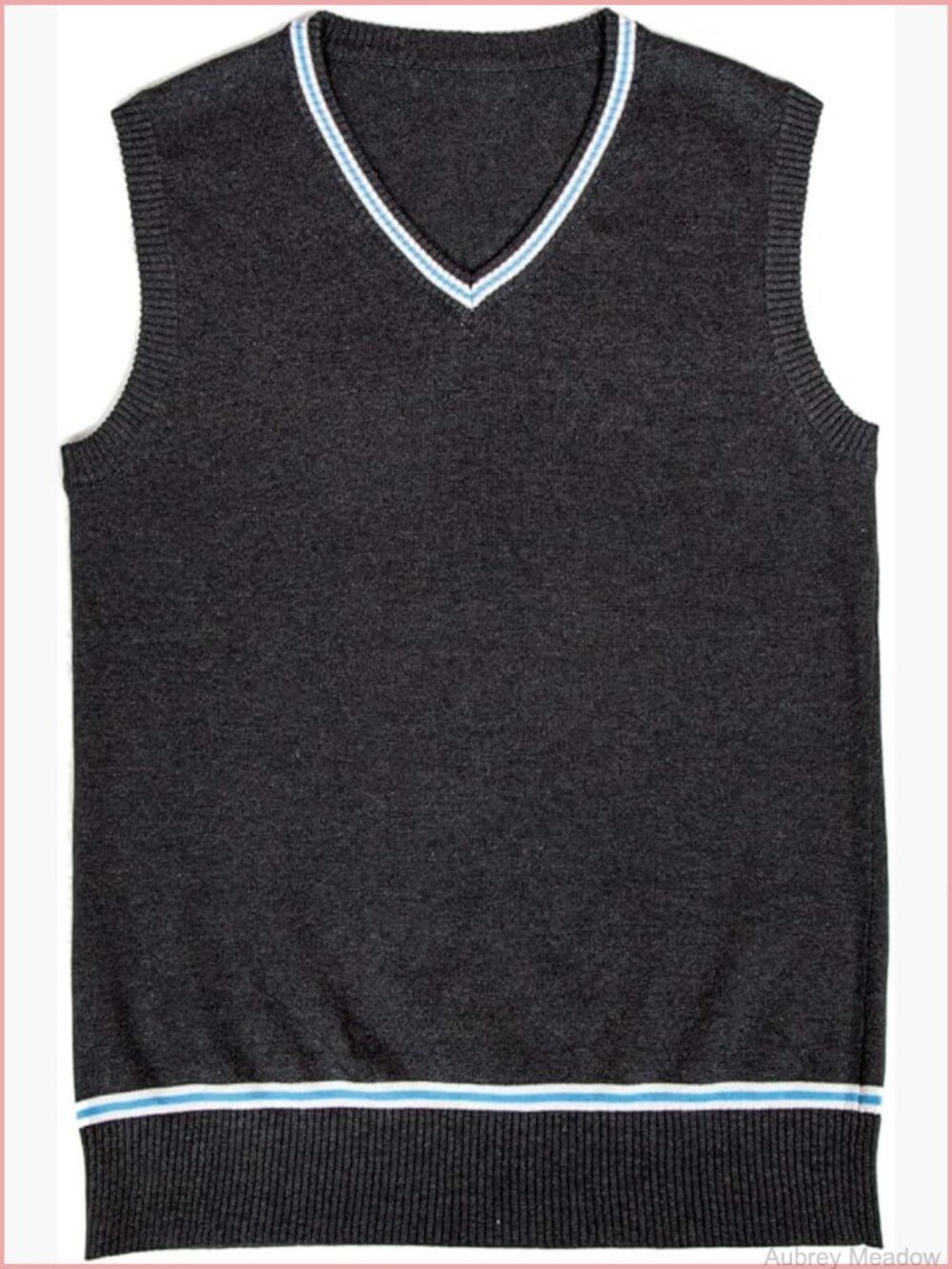 Cozy Knit Sweater Vest Cardigan Cosplay College Style Sleeveless